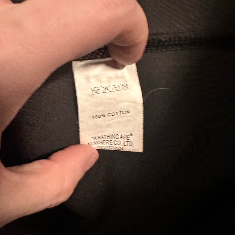 Bape x Travis Scott DSM 2015 Neoprene Black and Gold Zip Up Hoodie size XXL Used - Picture 14 of 16